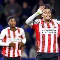 Sami Bouhoudane scoort voor PSV