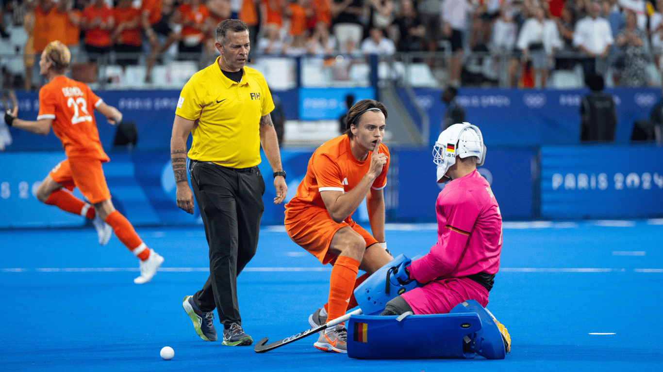 Nederland - Duitsland, hockey, Duco Telgenkamp, goud, Olympische Spelen, TeamNL, Parijs 2024