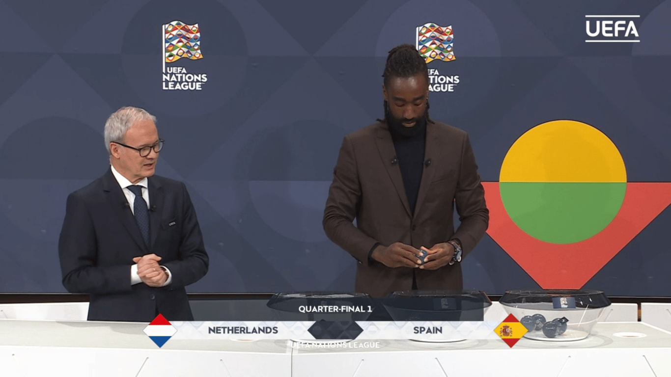 De loting van knock-outfase UEFA Nations League