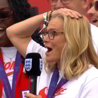 Grote verbazing bij Sarina Wiegman