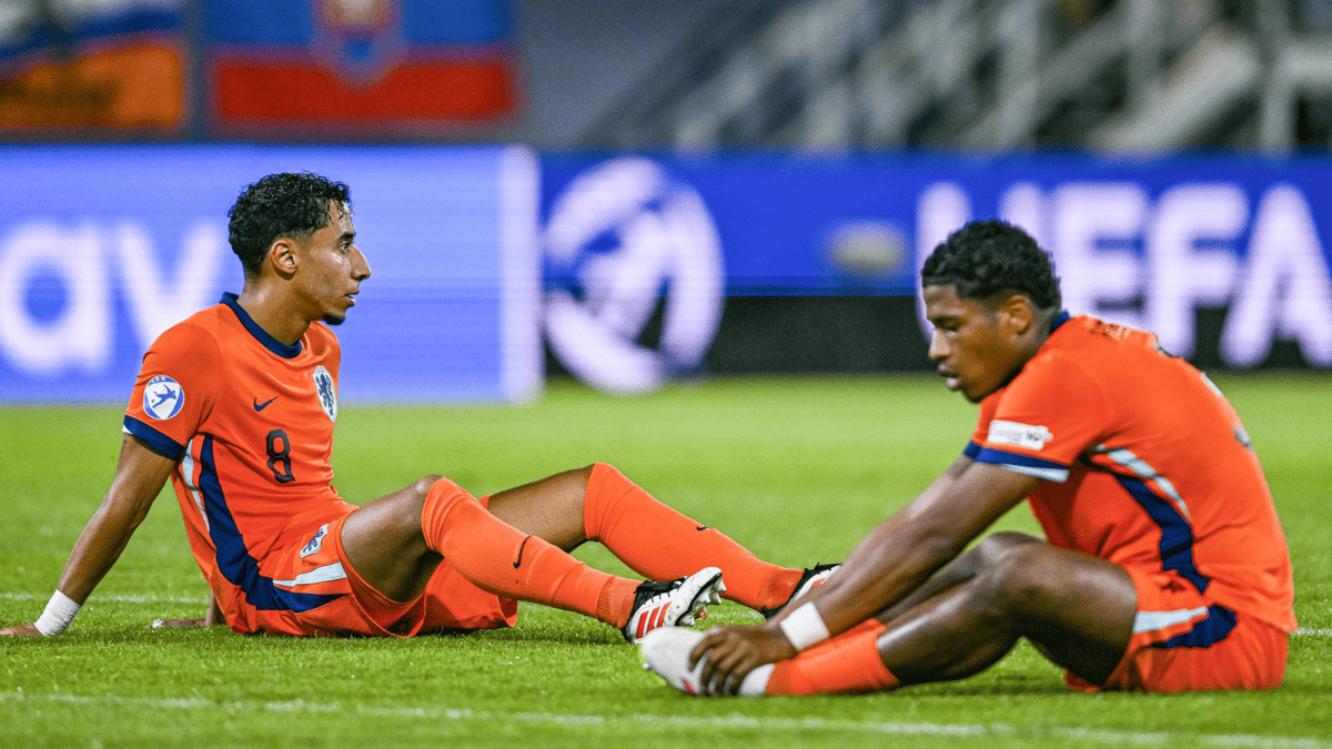 Teleurstelling bij Anass Salah-Eddine (links) en Ryan Flamingo