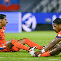 Teleurstelling bij Anass Salah-Eddine (links) en Ryan Flamingo