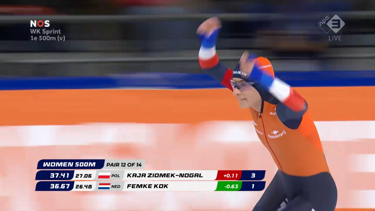 LIVE WK Sprint in Thialf I Wie worden vanavond wereldkampioen in Heerenveen?