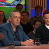 Marcel van Roosmalen (links) en Ibrahim Afellay aan tafel bij Studio Voetbal