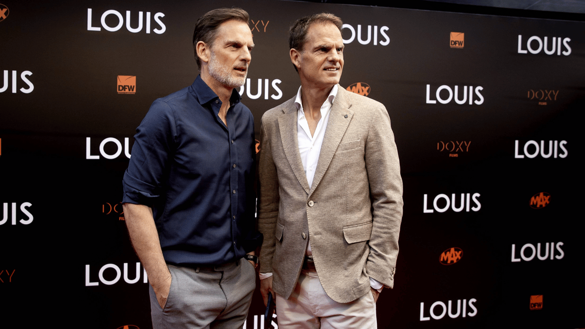 Ronald (links) en Frank de Boer