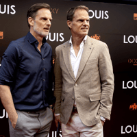 Ronald (links) en Frank de Boer