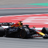 Max Verstappen in zijn RB21