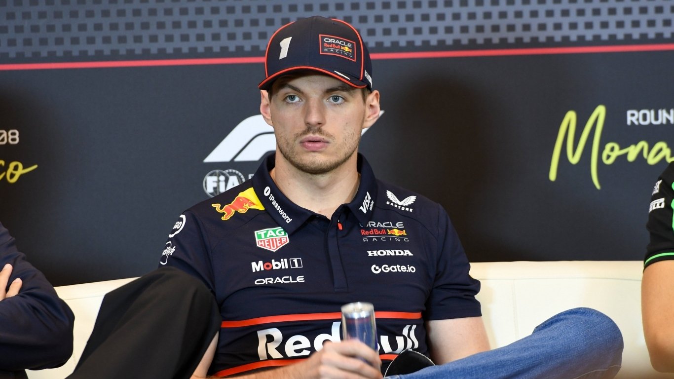 Max Verstappen voor de GP van Monaco