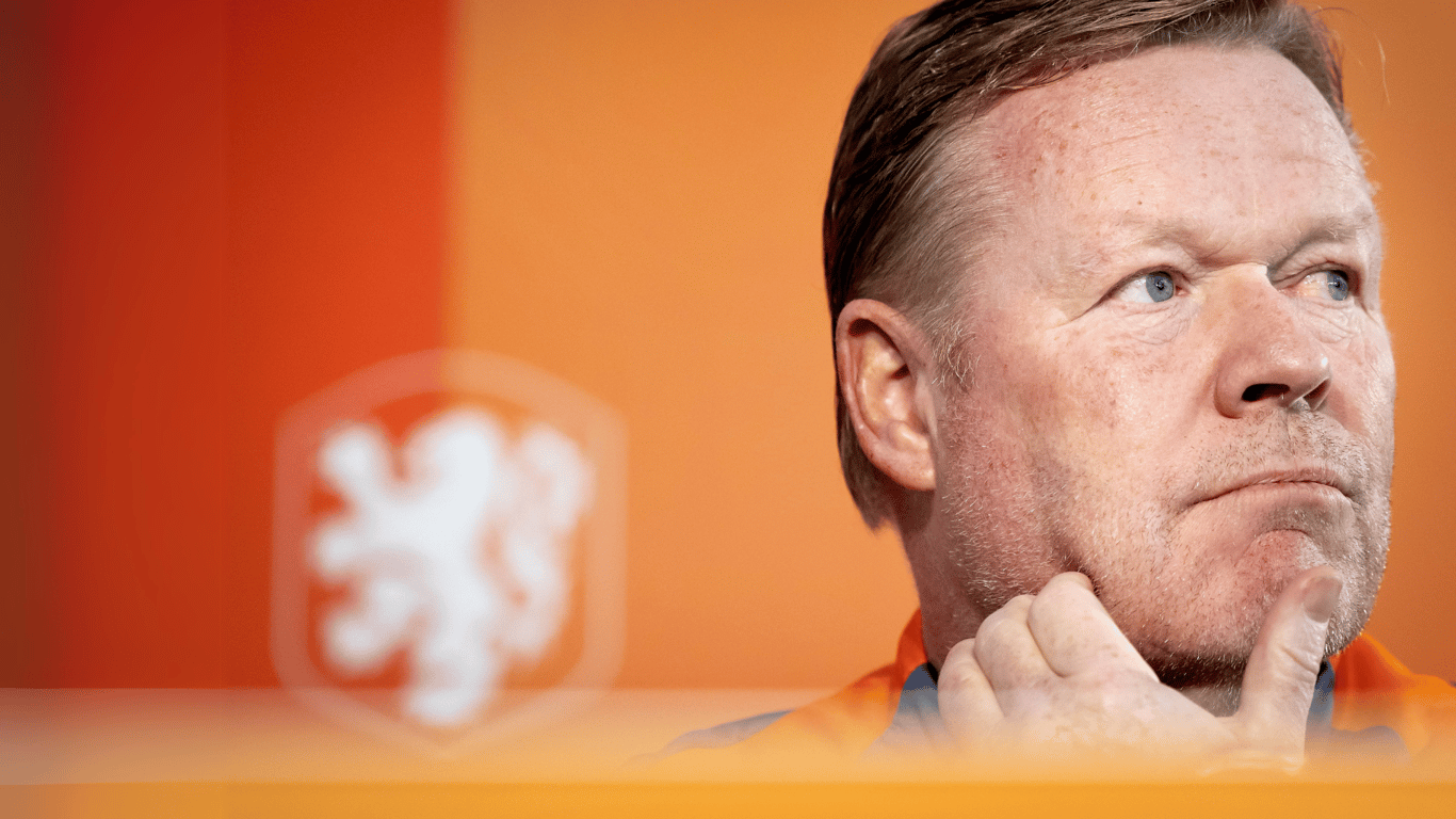 Ronald Koeman, bondscoach van het Nederlands elftal