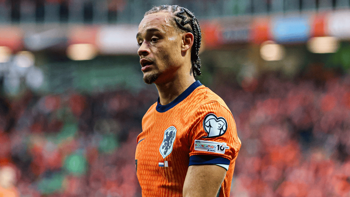 Xavi Simons bij het Nederlands elftal
