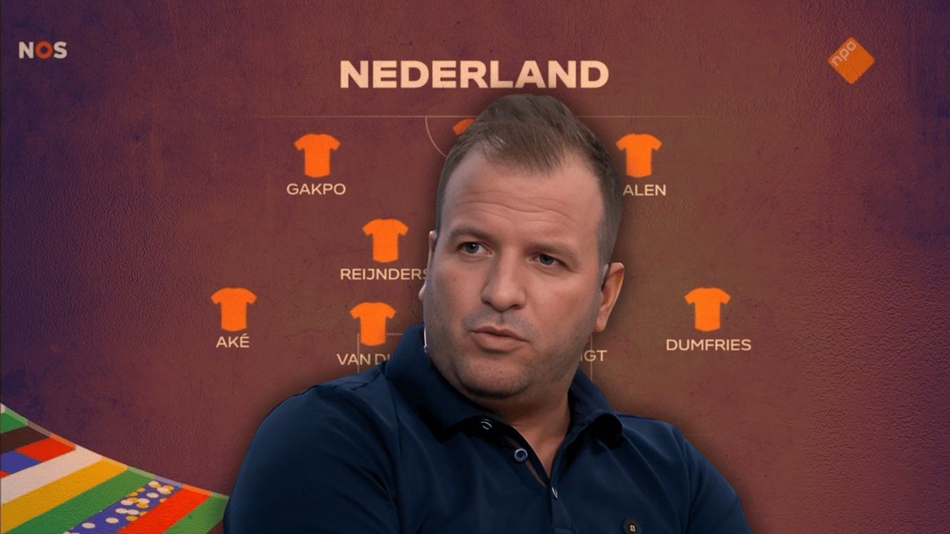 De opstelling van Oranje volgens Rafael van der Vaart