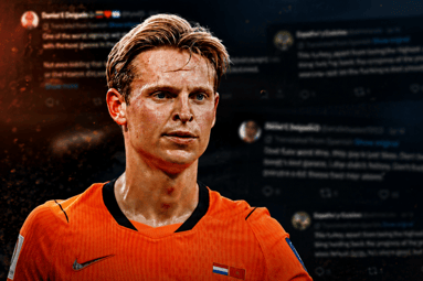 Frenkie de Jong krijgt opnieuw veel kritiek van een deel van de Barcelona-supporters