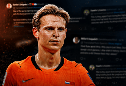 Frenkie de Jong krijgt opnieuw veel kritiek van een deel van de Barcelona-supporters