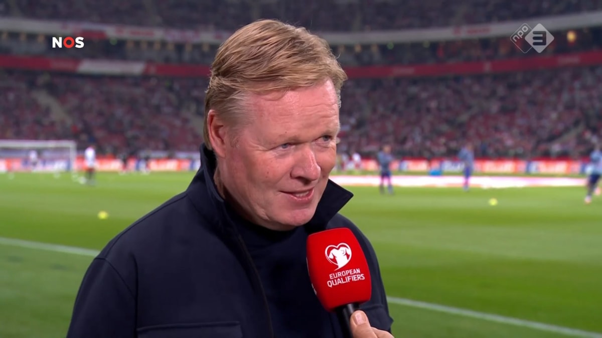 Ronald Koeman, bondscoach van het Nederlands elftal