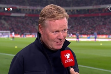 Ronald Koeman, bondscoach van het Nederlands elftal