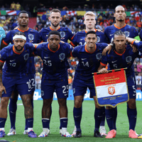 De opstelling van Oranje tegen Roemenië op het EK