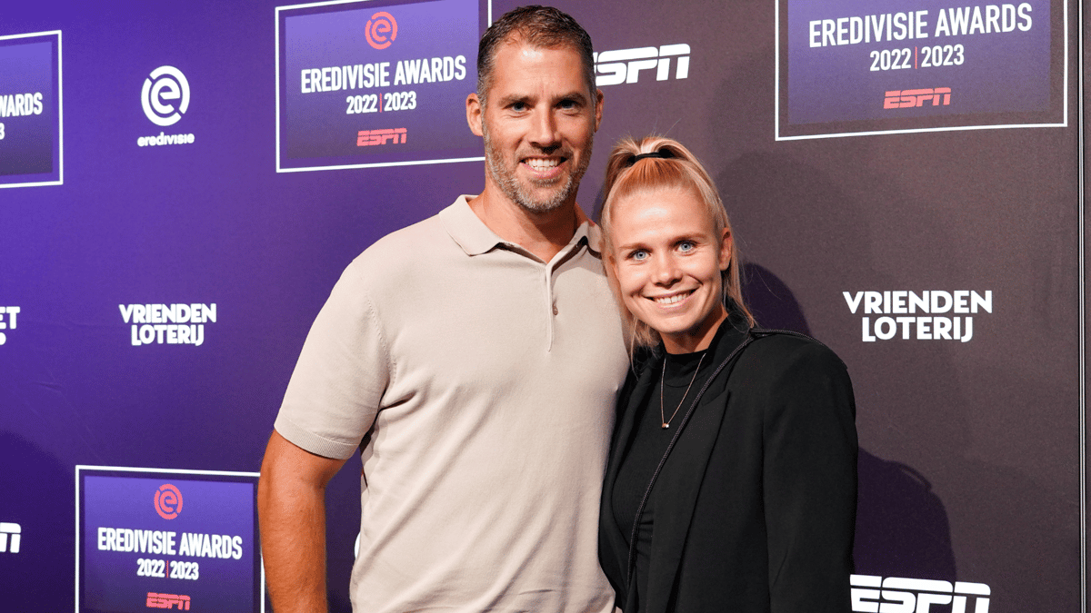 Kika van Es met haar partner Paul Jans