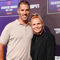 Kika van Es met haar partner Paul Jans