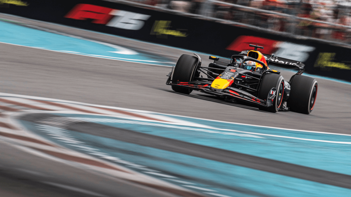 Max Verstappen in actie