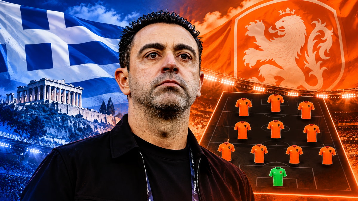 Opstelling Griekenland-Nederland