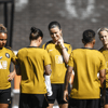 De Oranje Leeuwinnen tijdens de training