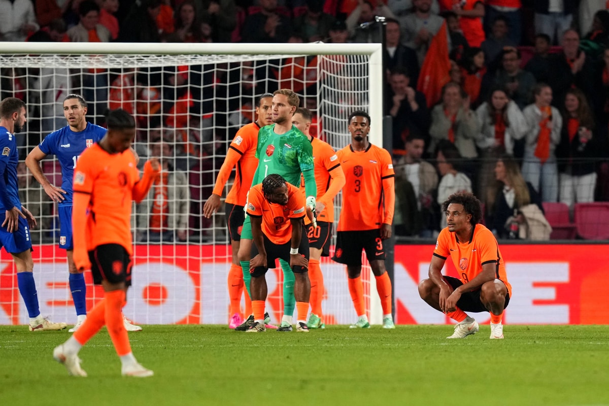 Teleurstelling bij het Nederlands elftal