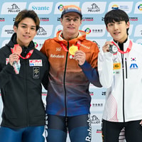 Shogo Miyata, Jens van t Wout en Jongun Rim