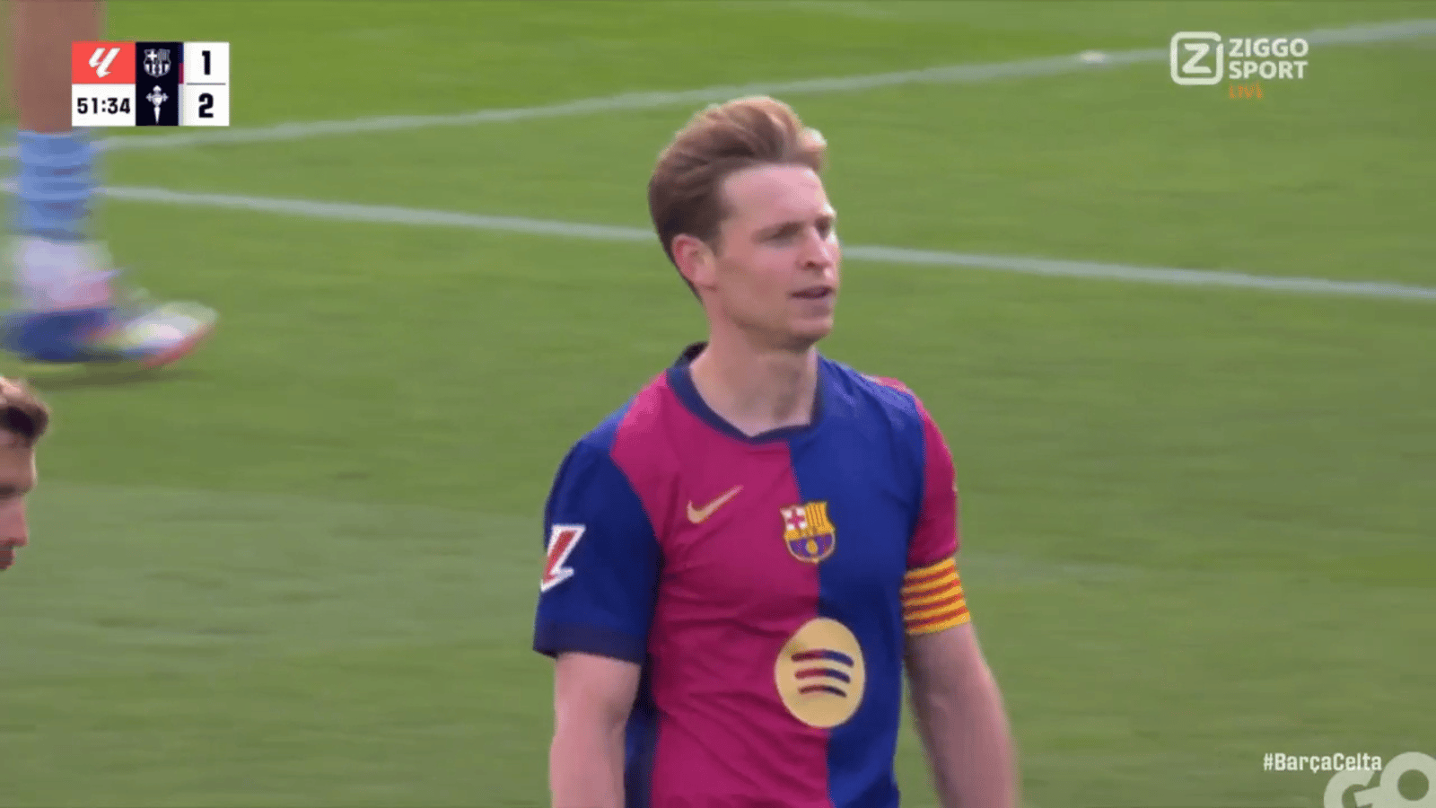 Frenkie de Jong in de fout bij Barcelona