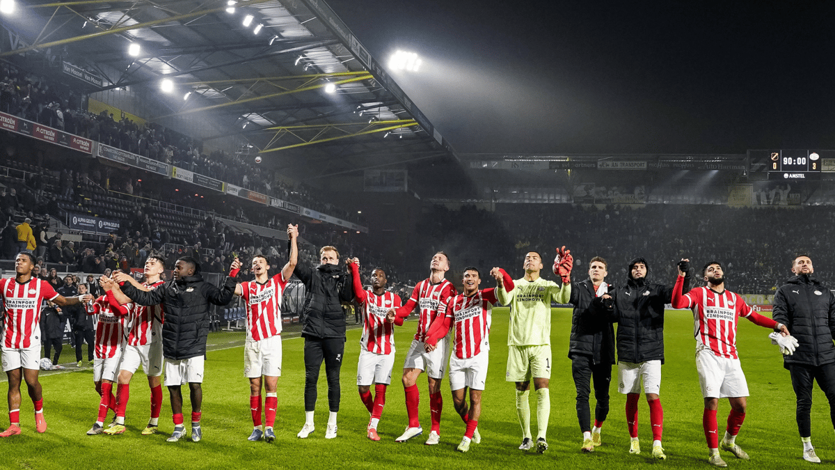PSV viert een overwinning