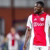 Brian Brobbey in het shirt van Ajax