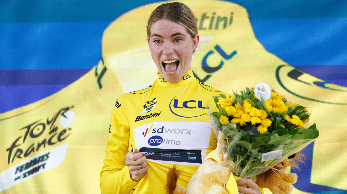 Demi Vollering, Tour de France, Tour de France Femmes, Ronde van Frankrijk, wielrennen, Team SD Worx-Protime, gele trui