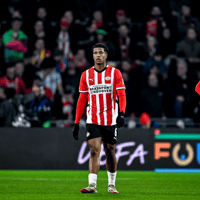 Guus Til, Ryan Flamingo en Jerdy Schouten balen bij PSV