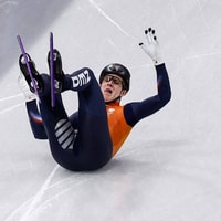 Teun Boer gaat onderuit