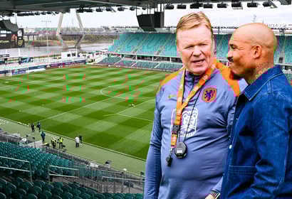 Ronald Koeman en Nigel de Jong