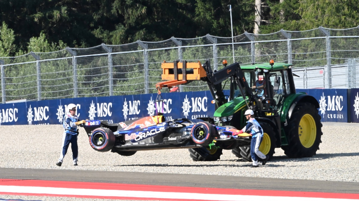 Crash Max Verstappen