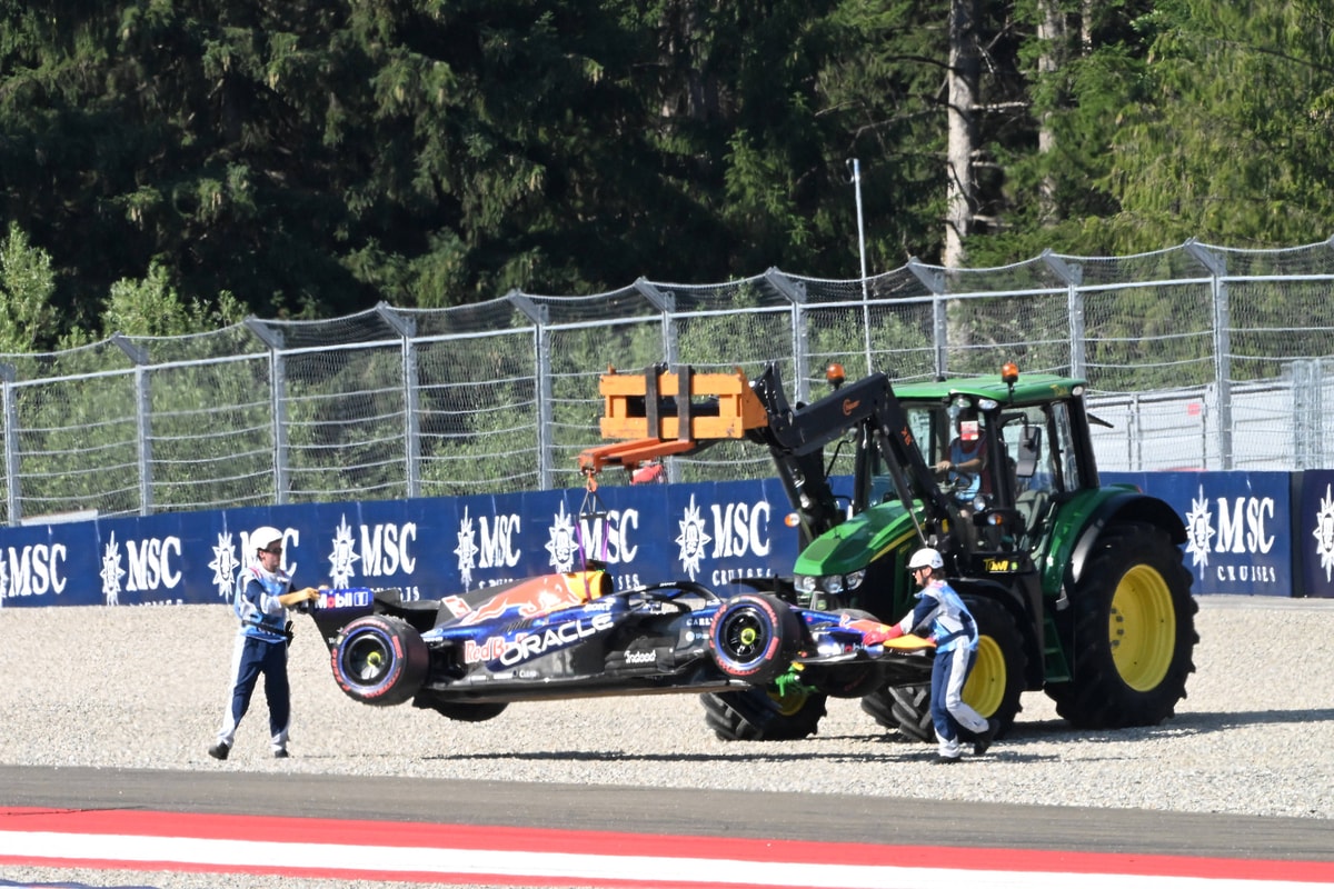 Crash Max Verstappen