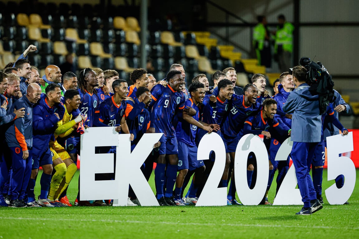 Jong Oranje heeft zich voor het EK Onder 21 van volgend jaar geplaatst.