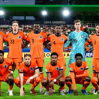 De opstelling van Jong Oranje tegen Jong Denemarken