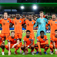 De opstelling van Jong Oranje tegen Jong Denemarken