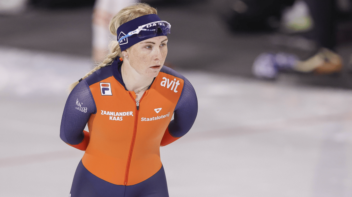 Marijke Groenewoud komt in actie tijdens de World Cup in Polen