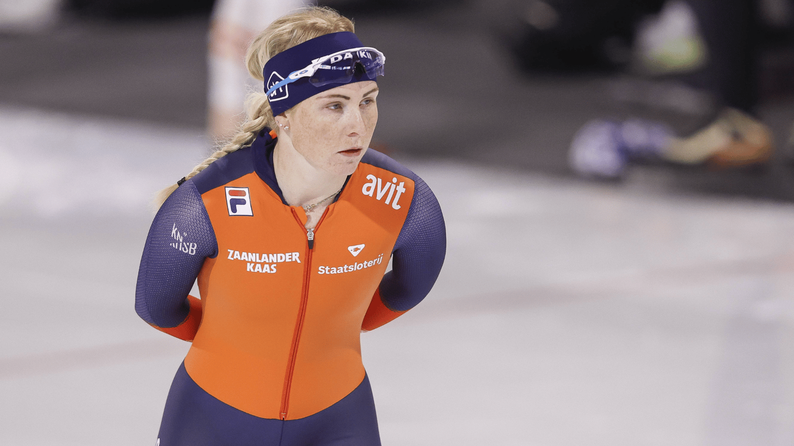 Marijke Groenewoud komt in actie tijdens de World Cup in Polen