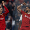 Virgil Van Dijk en Cody Gakpo bij Liverpool