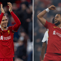 Virgil Van Dijk en Cody Gakpo bij Liverpool