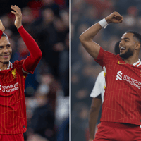 Virgil Van Dijk en Cody Gakpo bij Liverpool