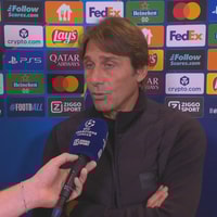 Antonio Conte voor de camera van Ziggo Sport