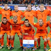 De opstelling van Oranje in de WK-finale van 2010