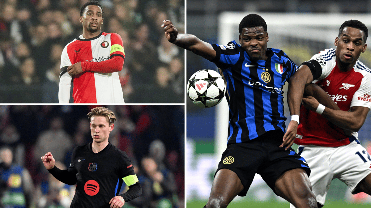 De verrichtingen van de Oranjespelers in de Champions League