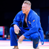 Judoka Frank de Wit tijdens de Olympische Spelen