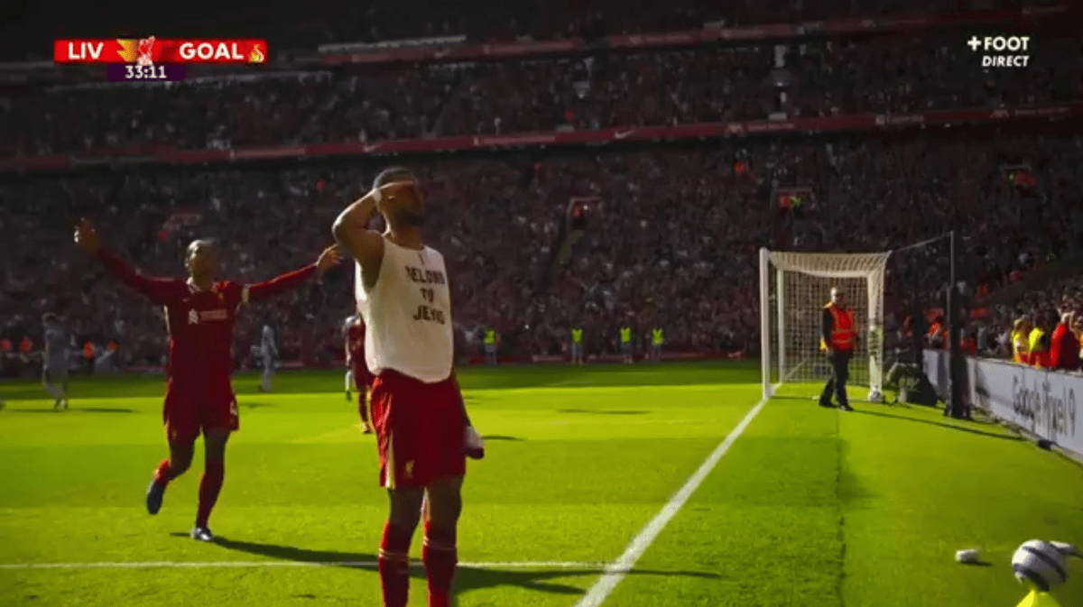 Cody Gakpo scoort in de kampioenswedstrijd van Liverpool