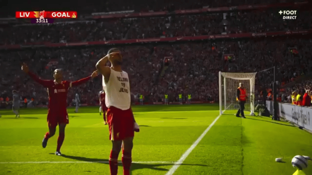 Cody Gakpo scoort in de kampioenswedstrijd van Liverpool